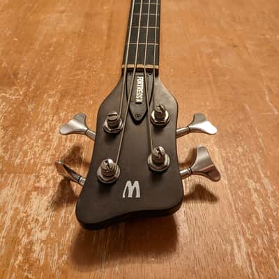 1996 left-handed Warwick Fortress One bass, Ocean Blue Satin image 7
