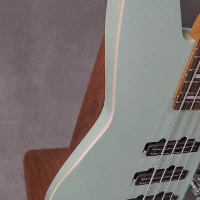 Reverend Triad Iconic Blue Electric Bass Guitar image 4