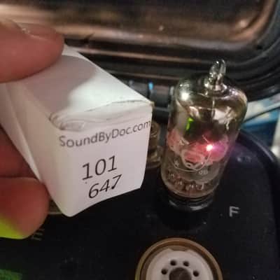 Amperex Matched Pair (2) 6922 tNOS AT1000 TESTED Vacuum Tubes Rare D getter PQ Premium Quality USA Gold Pins E88CC dual triode 1958-1961 image 7
