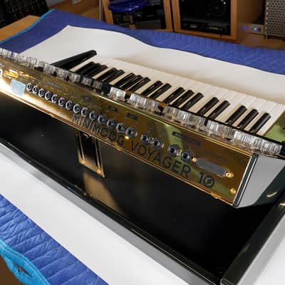 Moog Minimoog Voyager 10th Anniversary Gold Edition 44-Key Monophonic Synthesizer 2012 image 7