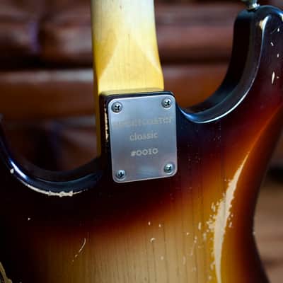 Constantin Guitars Sweetcaster Classic #0010 Aged Cherry Burst Ash 3.7kilos !!!VIDEO!!! image 9