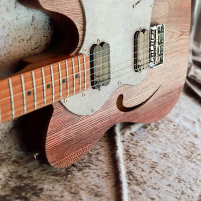 Build to order GB Liuteria Traditional Tele Semi Hollow Custom shop - grape marc image 4