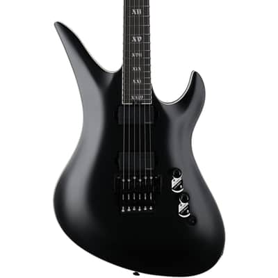 Schecter Japan EX-V-22 CTM-FRT Black Turquoise | Reverb