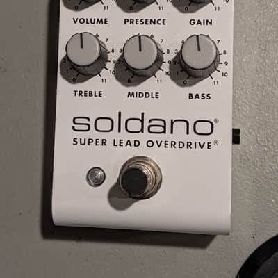 Soldano SLO Pedal 2022 - Present - White image 1