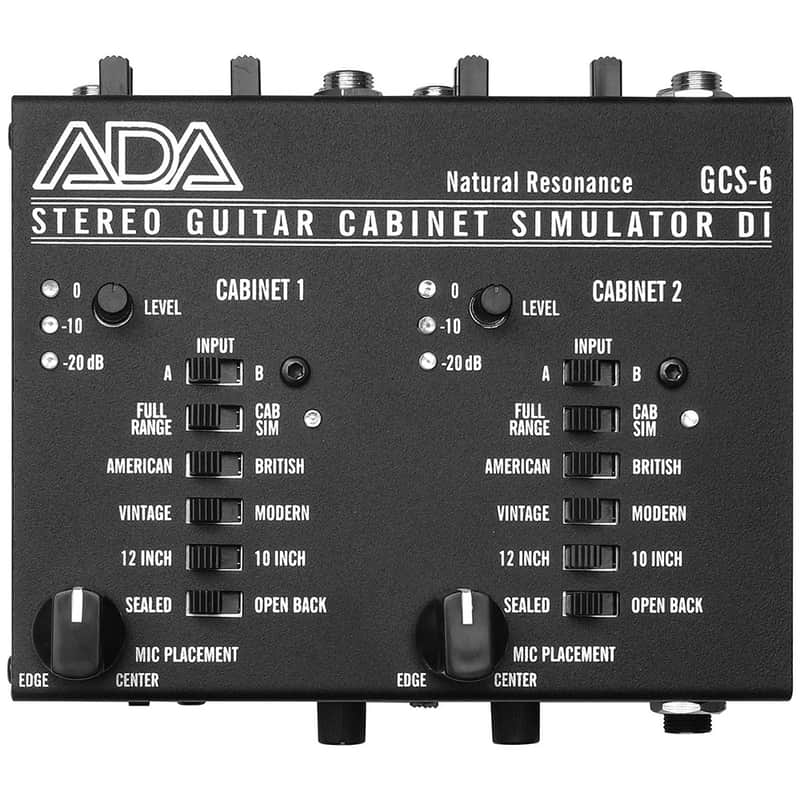 ADA GCS-6 Stereo Guitar Power Amp Speaker Cabinet Cab | Reverb