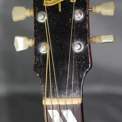 Gibson Southern Jumbo Banner Headstock 1942-45 Black (refin) w/OHSC image 11