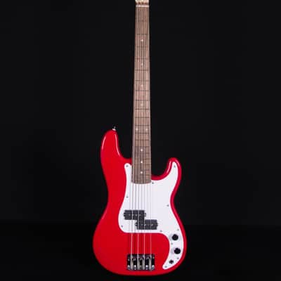 Squier Mini P-Bass, Laurel FB, Dakota Red image 5