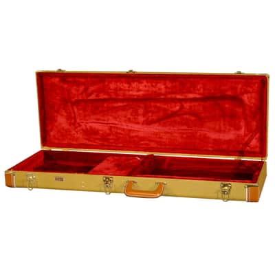 Gator Cases GW-ELECTRIC-TW Deluxe Wood Series Electric Guitar Case in Tweed image 5