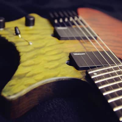 Strandberg Made to Measure 2017 Red yellow burst image 1
