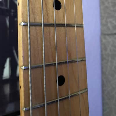 Vintage 1987 E Series Fender Squier MIJ Standard Stratocaster with System I Tremolo in Black image 9