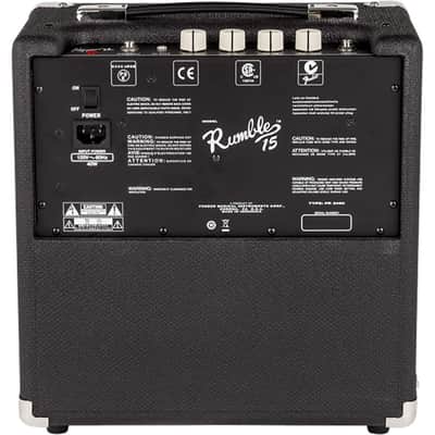 Fender Rumble 15 V3 Bass Amplifier image 3