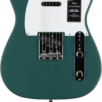 Fender Vintera III Late 50s Telecaster Electric Guitar, Sherwood Green image 2