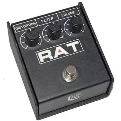 RAT PEDAL TURBO RAT PROCO LM308N CHIP VINTAGE USA MADE EARLY
