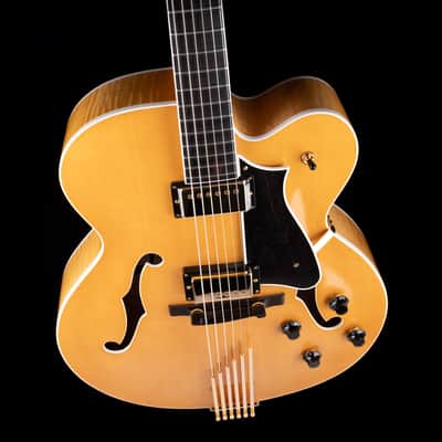 Heritage Eagle Classic Hollow Antique Natural Electric Guitar with Case image 3
