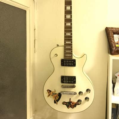 Epiphone Les Paul Custom Alpine White Gibson Steve Jones Sex Pistols image 1