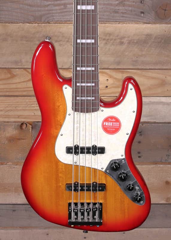 Squier Classic Vibe Active '70s Jazz Bass V Sienna Sunburst image 1
