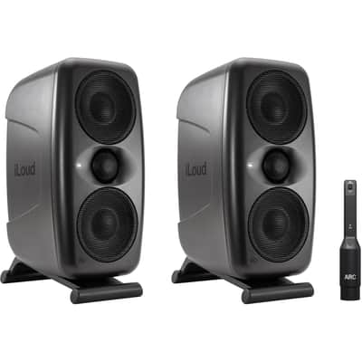 IK Multimedia iLoud MTM MKII Studio Monitors Black (Pair) - ARC mic included image 1