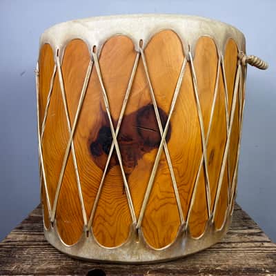 Handmade Powwow Portable Bass Drum - 22” x 19” image 2