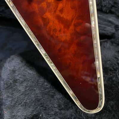Video! 1981 Gibson Flying V "Conversion" Quilt Top w/ Matching Headstock image 8