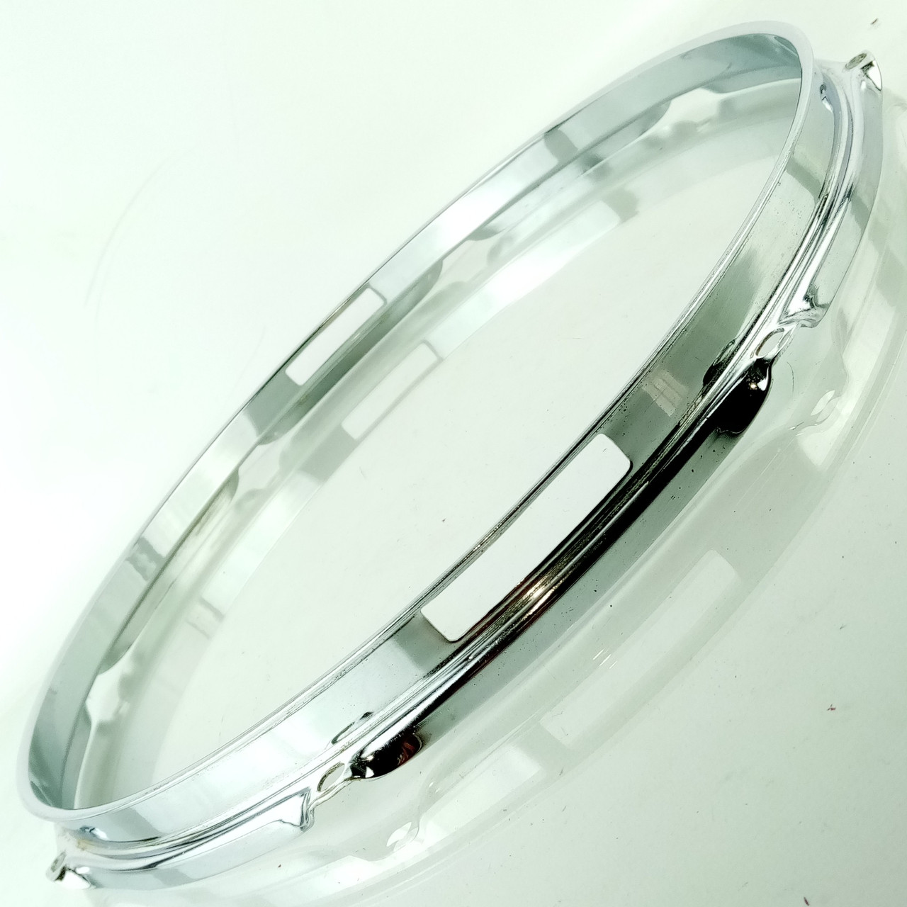 Ludwig 14"1.6mm 8Lug Snare Drum Resonant Rim/Hoop Vintage 70s Acrolite Chrome US — main photograph