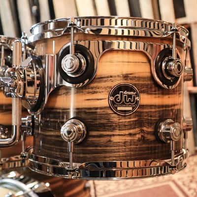 DW Exotic Performance Black Poplar Drum Set - 22,10,12,16 - SO#1157513 image 5