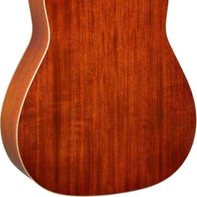 Yamaha A1M Mahogany Dreadnought Cutaway Acoustic-Electric Guitar - Tobacco Sunburst image 5