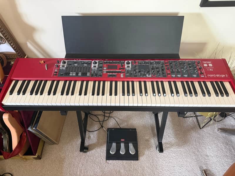 Nord Stage 3 HA88 Hammer Action 88-Key Digital Piano 2017 - Present - Red image 1