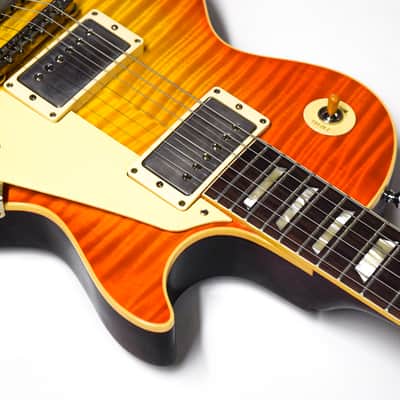 Gibson Custom 60th Anniversary 1960 Les Paul Standard V2 VOS 2020 Orange Sunset Fade image 7