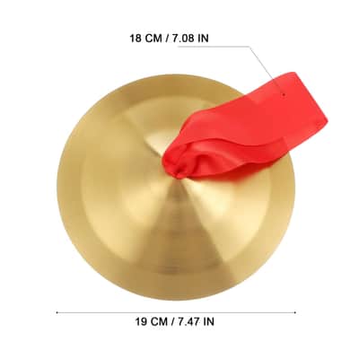 Alloy Cymbals Set Mini Marching Hand Cymbals for Drums Versatile Symbols Instrument for School Bands Professional Orchestras,19cm image 5