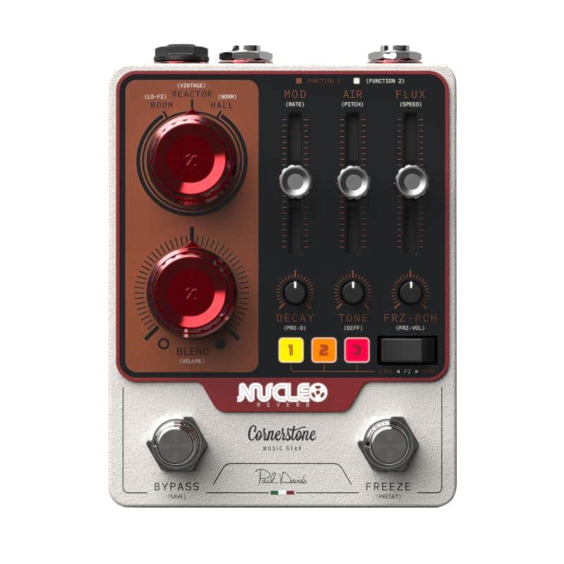 Cornerstone Music Gear Nucleo Paul Davids Signature Reverb 2025 - White image 1