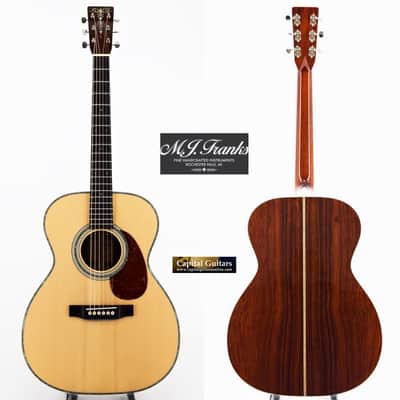 MJ Franks 000-42 Style, Short Scale, Euro Spruce, Madagascar RW, 1-11/16" Nut image 15
