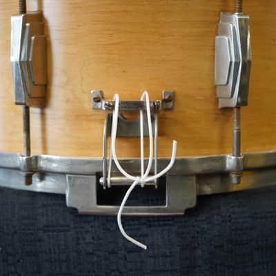 1940 Ludwig & Ludwig USA Chicago 6.5x14" Maple/Poplar Snare Drum - Satin Natural Maple image 13