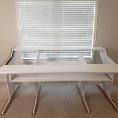 Buso Audio Midas M32 Workstation Desk 2021 - White/Beech image 2
