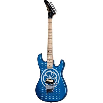 Kramer Baretta Graphics White Lotus (with EVH D-Tuna and Gig Bag) image 10