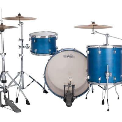 Ludwig *Pre-Order* NeuSonic Satin Royal Blue Painted Pro Beat Drums 14x24_16x16_9x13 3pc Shell Pack | NEW | Special Order | Authorized Dealer image 3