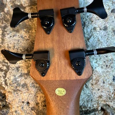 Gold Tone M-Bass/FL Micro 23" Scale Fretless Acoustic/Electric Bass Natural image 14