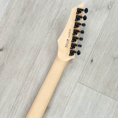 Dean Exile Select 7 Floyd Fluence 7-String Guitar, Natural Black Burst image 8