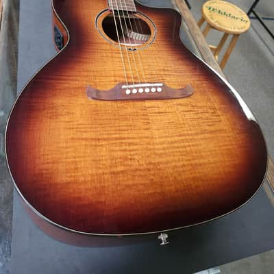 Used Fender FA-345CE Auditorium Acoustic-Electric Guitar - 3-Color Tea Burst image 20