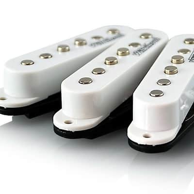 Wilkinson Set of VINTAGE Single Coil Pickups for Strat type Electric Guitars Pump up that second Axe image 2