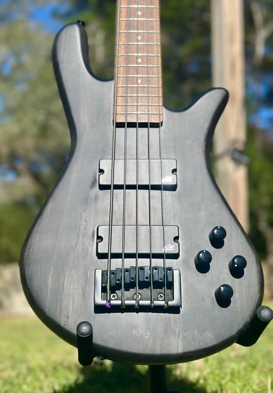 Spector Legend 5 Classic 2010s - Custom Trans Black | Reverb