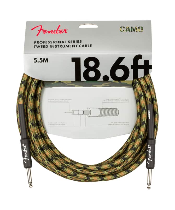 Fender Professional Series 18.6 ft  Woodland Camo image 1