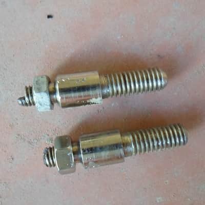 Ibanez Iceman Bridge / Tailpiece/ Studs/ & Posts Complete Assembly Quik Change 1981 Nickle image 16