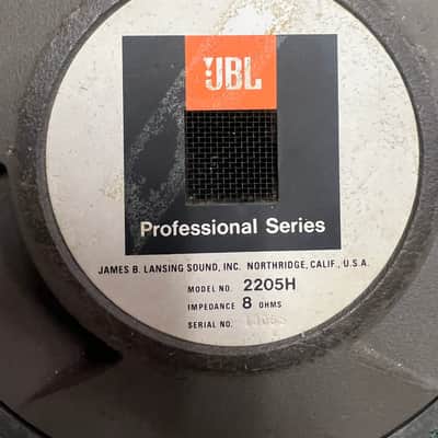JBL 2205H 15”, 8ohm Bass Speaker 1970’s image 3