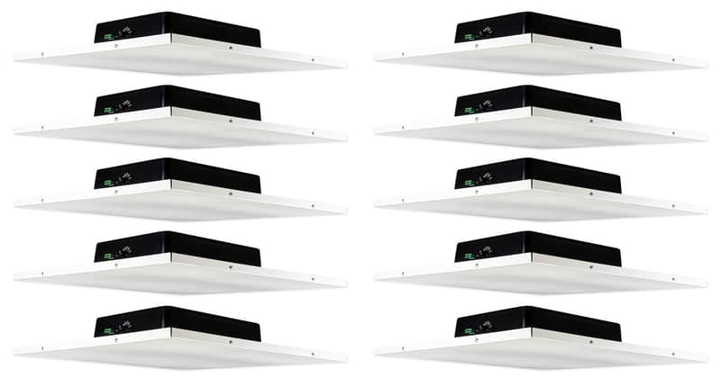 10 Rockville DCS8T 70V Commercial Drop Ceiling Tile Speakers 4 Office/Restaurant image 1