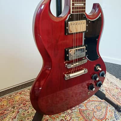 Greco SG-360 1976 Japan Wine Red Maxon U-1000 Hard case image 6