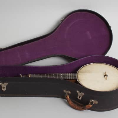 Gretsch No. 56 Solo Banjo Ukulele, c. 1935, original black chipboard case. image 10