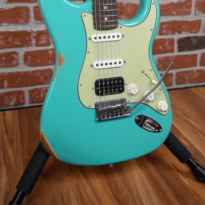 Fender Custom Shop W25 Custom Deluxe Relic HB S1 Stratocaster Aged Surf Green 2025 w/OHSC image 9