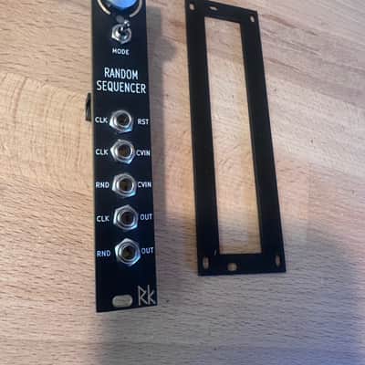 Rat King Modular Random Sequencer W/ Solid Black matte 4hp 3u to 1u Intellijel format adapter and screws/nuts included image 3