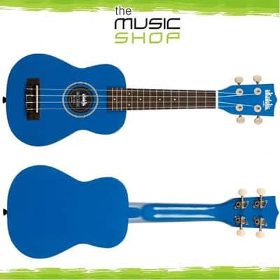 Kala Blue Ink Ukadelic Soprano Ukulele with Bag - UK-BLUEINK Uke image 1