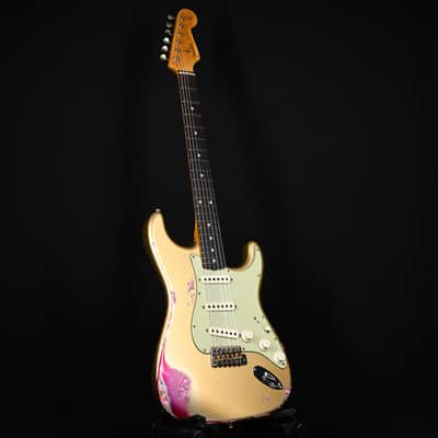 Fender Custom Shop 1962 Stratocaster Heavy Relic Aztec Gold / Pink Paisley Josefina Hand Wound Pickups 2024 (R132759) image 12